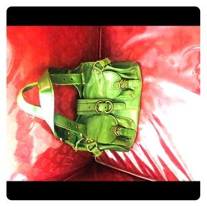 Green Leather purse